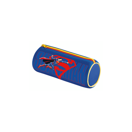 Trousse ronde polyester SUPERMAN MAPED