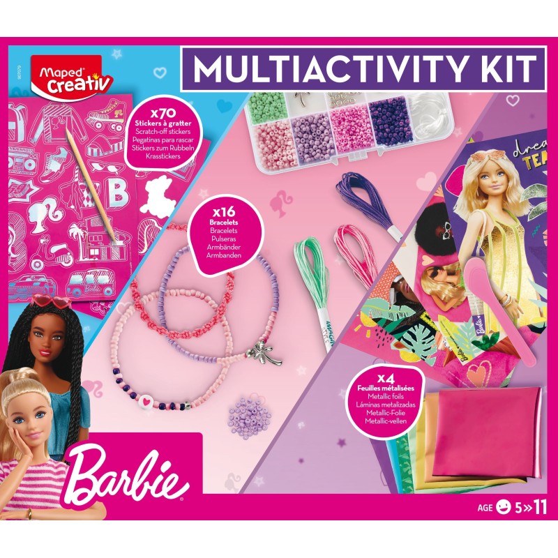 Kit multi activité Barbie MAPED CREATIVE