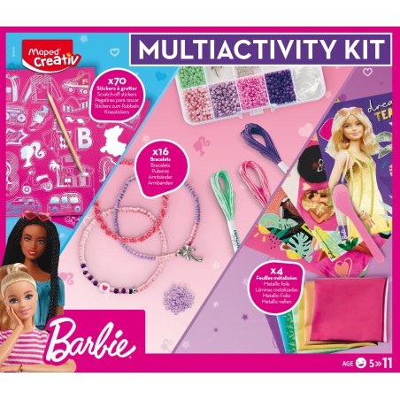Kit multi activité Barbie MAPED CREATIVE