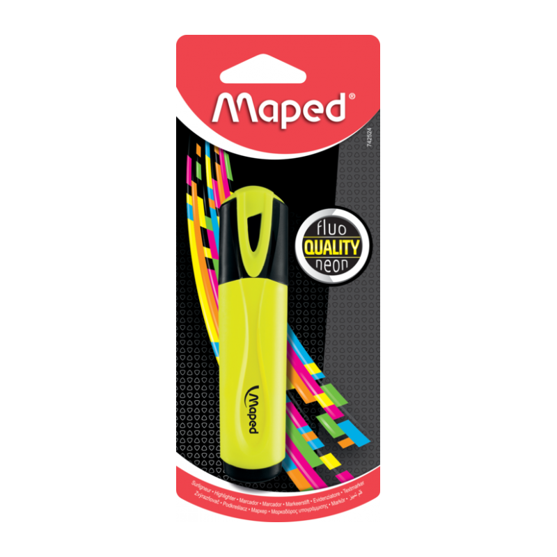 Surligneur jaune blister de 1 Maped