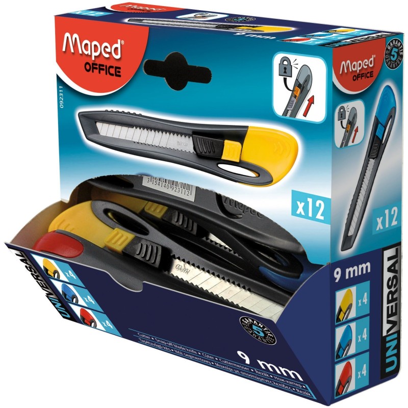 Cutter Universal plastique 9mm Maped