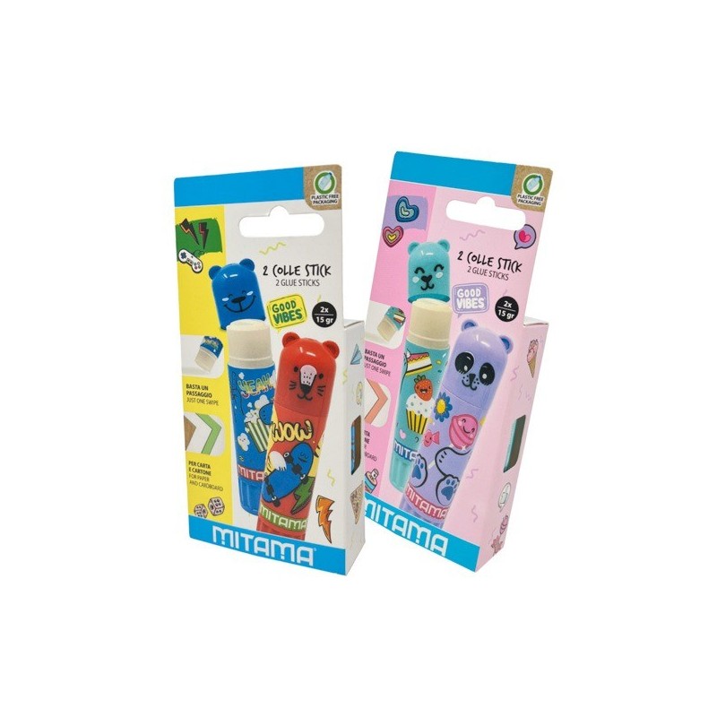 Colle bâton 15g GOOD VIBES blister 2 MITAMA