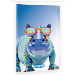 Notebook PAPER GOODS ANIMALS 5mm MITAMA