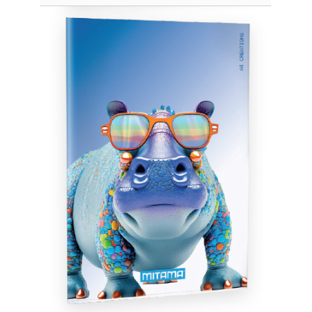 Notebook PAPER GOODS ANIMALS 5mm MITAMA