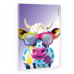 Notebook PAPER GOODS ANIMALS 5mm MITAMA