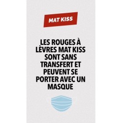Rouge à lèvre liquide mat Kiss 2ml Miss Cop RALMC4283