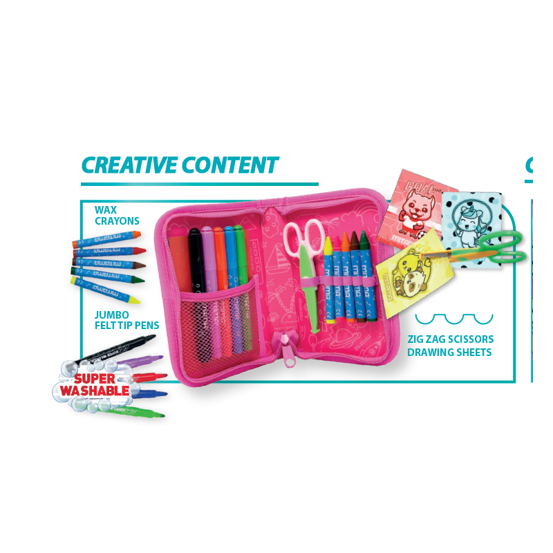 Trousse garnie SPINNY 14pcs mixed boy and girl MITAMA