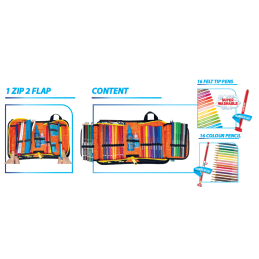 Trousse garnie 4ZIP 43pcs mixed boy and girl MITAMA