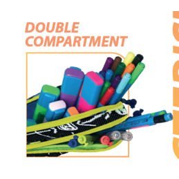 Trousse 2 ZIP mix boy and girl MITAMA