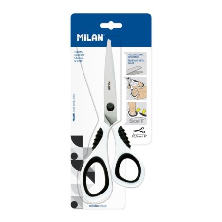 Ciseaux de bureau 20,5cm en blister Milan