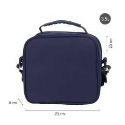 Sac à repas isotherme av 3btes aliment.3,5L BLEU MILAN