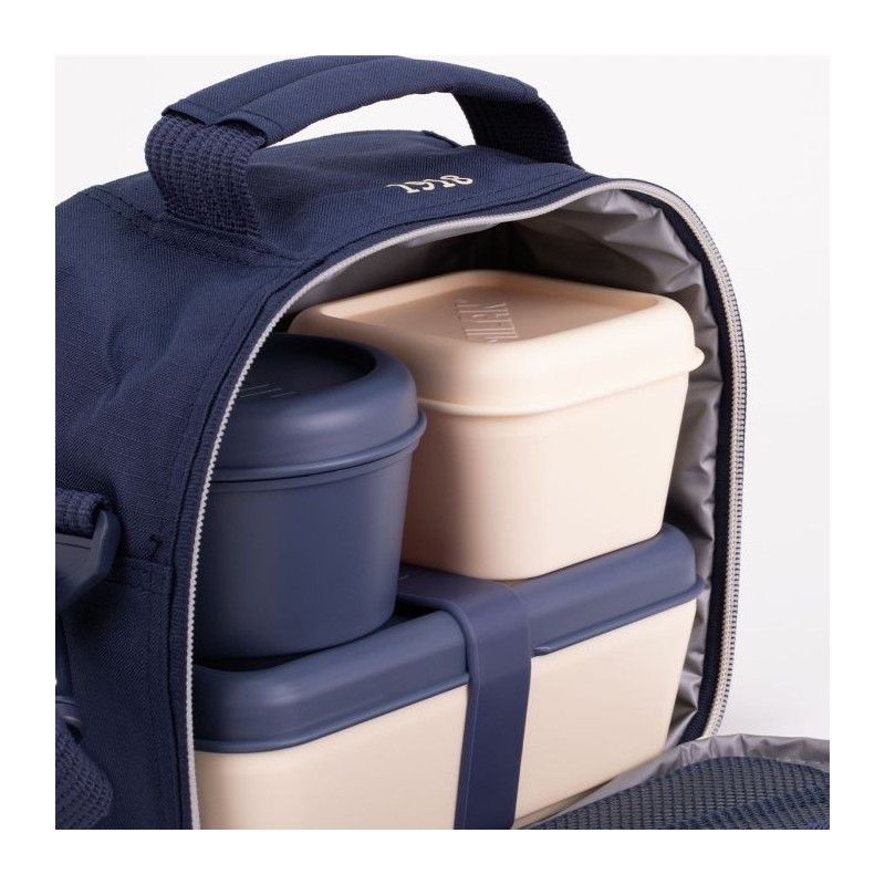 Sac à repas isotherme av 3btes aliment.3,5L BLEU MILAN