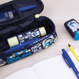 Trousse ovale The Yeti 2, bleu marine MILAN