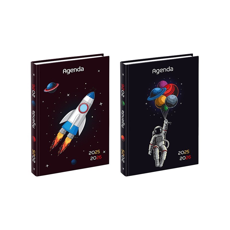 Agenda scolaire SPACE mi-08-25 au mi -08-26 VIQUEL