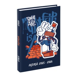 Agenda scolaire STREET ART mi-08-25 au mi -07-26 VIQUEL