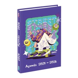 Agenda scolaire STREET ART mi-08-25 au mi -07-26 VIQUEL