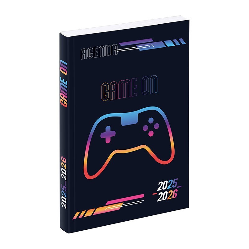 Agenda scolaire GAME ON mi-08-25 au mi -07-26 VIQUEL