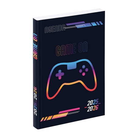 Agenda scolaire GAME ON mi-08-25 au mi -07-26 VIQUEL