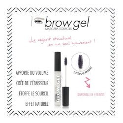 Brow gel mascara sourcils Miss Cop