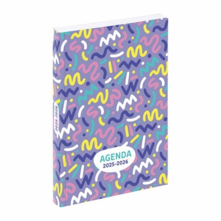 Agenda scolaire ABSTRACT mi-08-25 au mi -07-26 VIQUEL