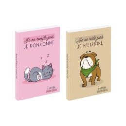 Agenda scolaire HUMOUR mi-08-25 au mi -07-26 VIQUEL