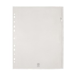 Pochette perforée zippée A4+ Polypro incolore VIQUEL