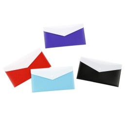 Pochette enveloppe à pression polypro VIQUEL