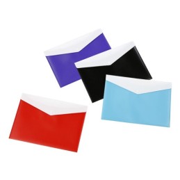 Pochette enveloppe A4 à pression polypro VIQUEL
