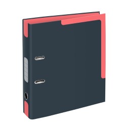 Classeur à levier A4 Dos 7cm carton coins coul NEON VIQUEL