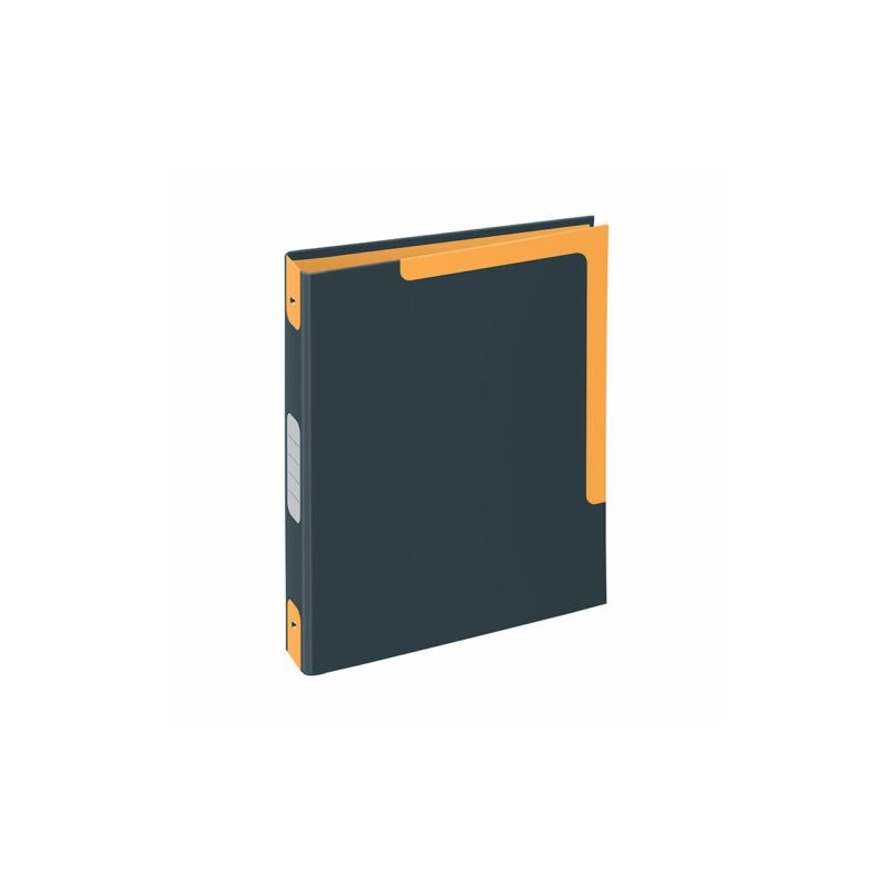 Classeur A4 Dos 5cm carton - Coins couleurs néon VIQUEL