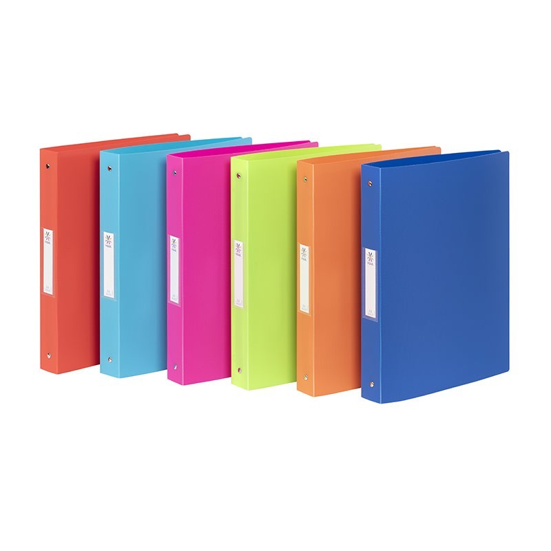 Classeur souple A4 MAXI DOS 4CM 4 anneaux PP - FEEL'EASY VIQUEL