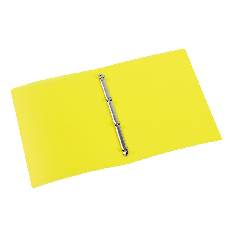 Classeur souple 4 Anneaux A4 dos 2,5cm PP PROPYGLASS