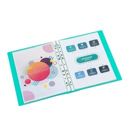 Classeur souple 4 Anneaux A4 dos 2,5cm PP PROPYGLASS