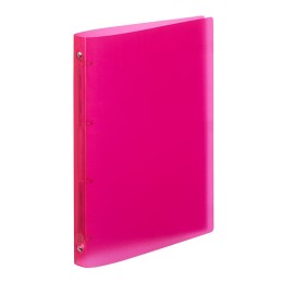 Classeur souple 4 Anneaux A4 dos 2,5cm PP PROPYGLASS