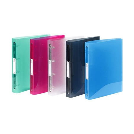 Classeur souple 4 Anneaux A4 MAXI dos 4cm PP PROPYGLASS