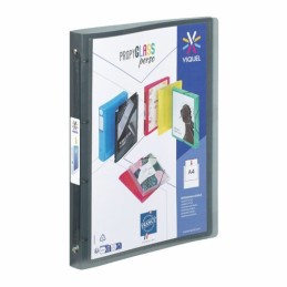Classeur souple 4 Anneaux A4 personnalisable dos 2,5cm PP PROPYGLASS