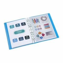 Classeur souple 4 Anneaux A4 personnalisable dos 2,5cm PP PROPYGLASS