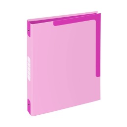 Classeur  A4 dos 5cm COINS COULEURS PASTEL