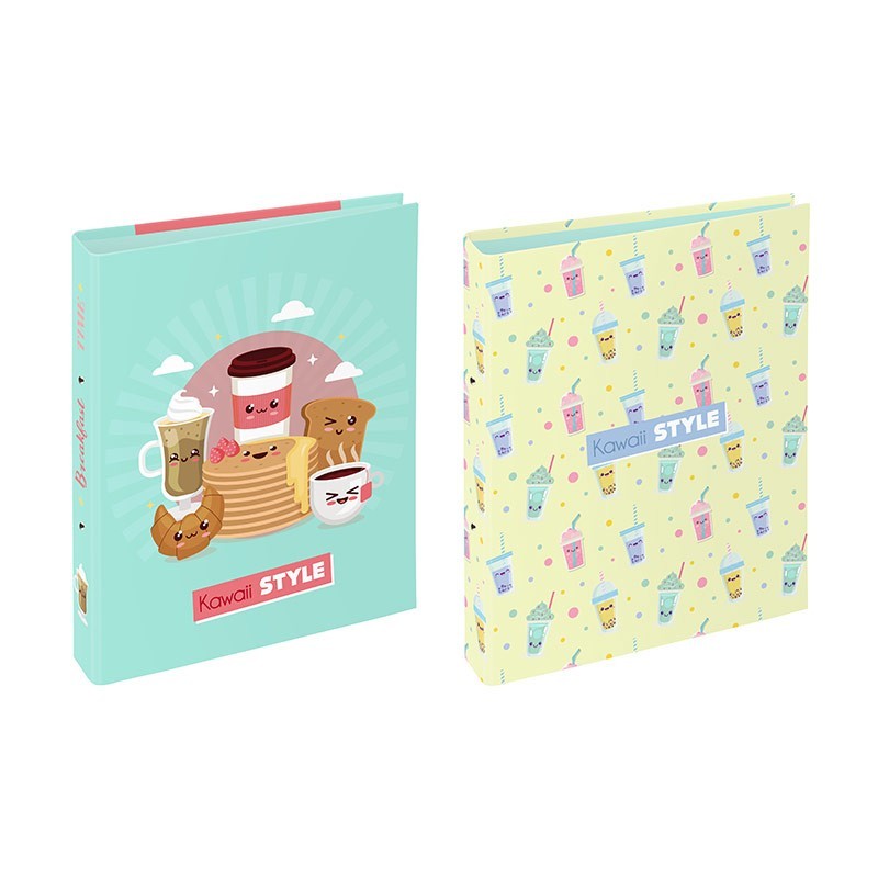 Classeur 2 Anneaux A4 dos 5cm KAWAII STYLE VIQUEL