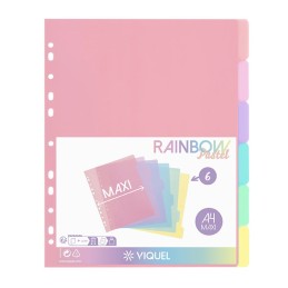 Intercalaire 6 positions AA MAXI PP RAINBOW PASTEL VIQUEL