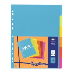 Intercalaire 6 positions AA MAXI PP HAPPY FLUO VIQUEL