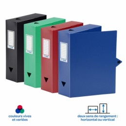 Boite de classement Polypro  A4 Dos 8 cm VIQUEL