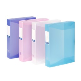 Boite de classement à pression dos 6cm A4 PP PROPYSOFT