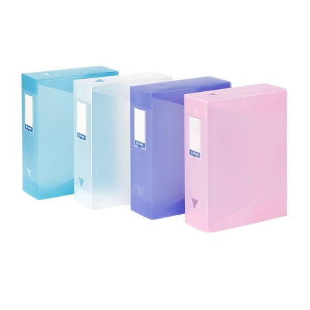 Boite de classement à pression dos 10cm A4 PP PROPYSOFT