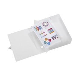 Boite de classement à pression dos 10cm A4 PP PROPYSOFT