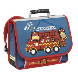 CARTABLE 35cm Mini Pompier VIQUEL
