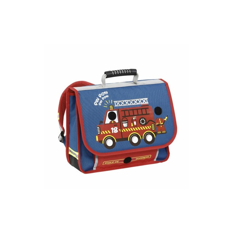 CARTABLE 35cm Mini Pompier VIQUEL