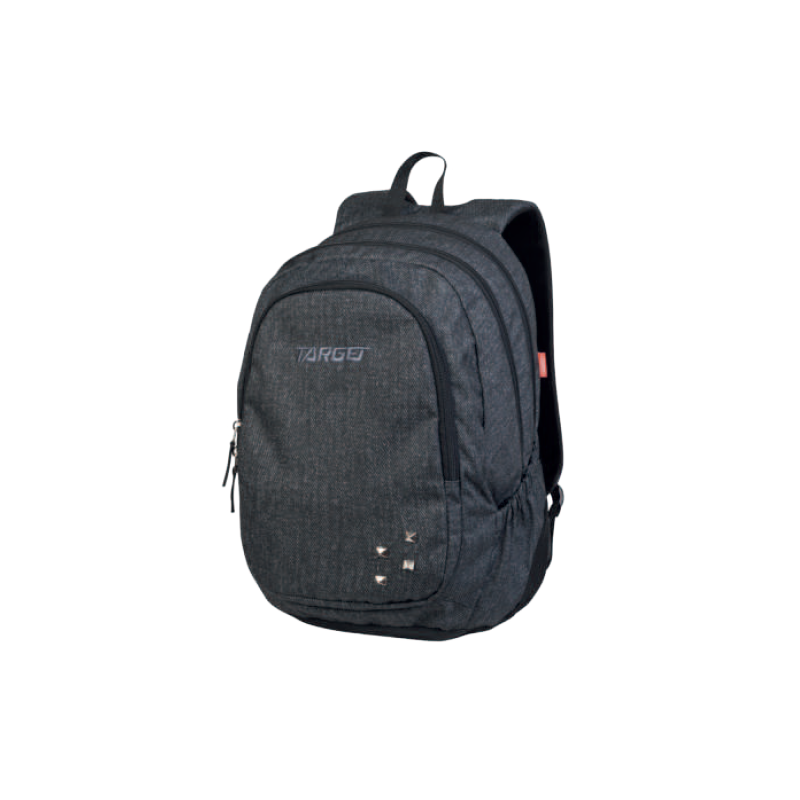 BACKPACK 3 ZIP DUEL CHARCOAL DENIM TARGET