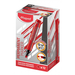 Marqueur permanent pte Biseauté Maped