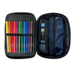 PENCIL CASE MULTY COSMIC UNICORN TARGET